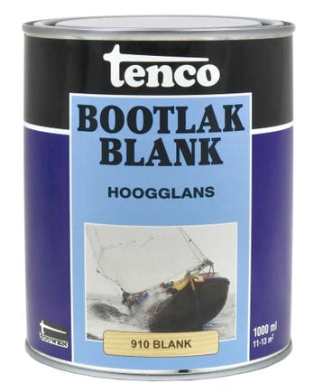 Tenco blanke bootlak 2,5 liter, blank, bus, Verzenden, Nieuw