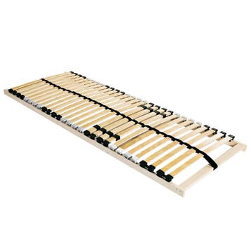 vidaXL Lattenbodem Bruin 90 x 190 cm Massief beukenhout, Eenpersoons, Bruin, Verzenden, Nieuw