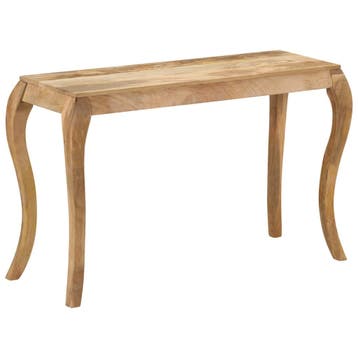 vidaXL Wandtafel 118x38x76 cm massief mangohout, 100 tot 150 cm, Verzenden, Nieuw, Minder dan 100 cm