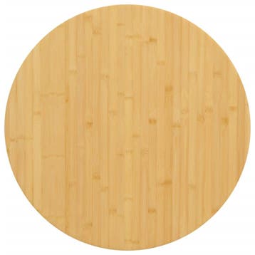vidaXL Tafelblad Ø 60x2,5 cm bamboe, Huis en Inrichting, Tafels | Eettafels, Verzenden, Nieuw