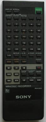 Afstandsbediening Sony rm-d3m minidisc, Ophalen of Verzenden, Nieuw, Origineel