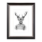 Fotolijst Salieri Zwart/Zilver 60x70 cm, Huis en Inrichting, Woonaccessoires | Lijsten, Nieuw