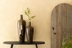 J-Line console Ovaal - hout - zwart -  – Product is, Huis en Inrichting, Verzenden, Nieuw