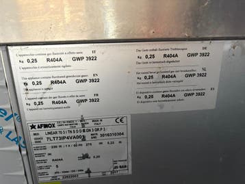 Afinox koelwerkbank, Zakelijke goederen, Ophalen of Verzenden, Gebruikt