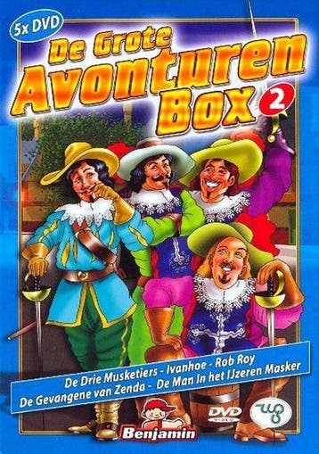De grote avonturen box 2 (dvd nieuw), Ophalen of Verzenden, Nieuw in verpakking