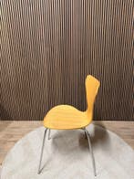 Fritz Hansen Vlinderstoel Series 7 stoel, Verzenden, Zo goed als nieuw, Hout, Vijf, Zes of meer stoelen