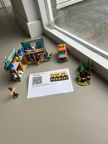 LEGO Friends Tiny House Kampeerset met Bos Huisdier 41735, Verzenden, Lego, Friends, Zo goed als nieuw