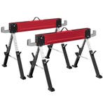 2-delige Set Werkbank Tot 1160 Kg Inklapbaar Zaagbok 7-voudi, Verzenden, Nieuw