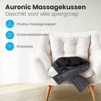 2dekans | Auronic Shiatsu Massagekussen - Elektrisch -, Ophalen of Verzenden, Zo goed als nieuw