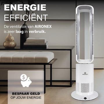 2dekans | Energiezuinige Elektrische Kachel Aironex -, Ophalen of Verzenden, Gebruikt