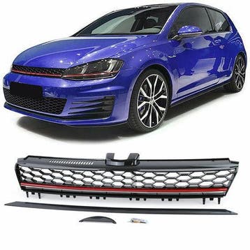 Gril Glans Zwart Redline Volkswagen Golf 7 2012-2016 RL210, Nieuw, Voor, Volkswagen