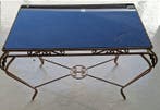 Salontafel - Gietijzer, Glas