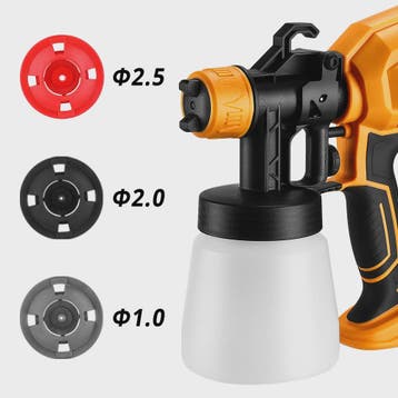 DEKO DKSG45K1 Elektrische Verfspuit 450W - Krachtig & Precis, Verzenden, Nieuw