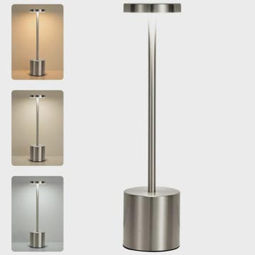 Draadloze LED Tafellamp met Touch Bediening - Oplaadbaar, 3, Verzenden, Nieuw