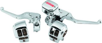 Bikers Choice 96-07 FLH/FLT Chrome Handlebar Control Kit W/O, Ophalen of Verzenden, Nieuw
