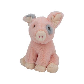 Nature Planet varken knuffel - pluche - 22 cm - biggetje, Verzenden, Nieuw