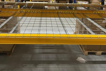 Draadrooster mesh deck 1180x1100mm - 254kg, gebruikt, Ophalen of Verzenden