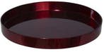 Onderbord Dienblad Rond Rood 27 cm, Ophalen of Verzenden, Nieuw