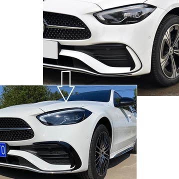 Front Aero Flaps Spoiler geschikt voor Mercedes W206 S206 C