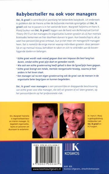 Oei, ik groei! voor managers 9789021550367, Boeken, Verzenden, Zo goed als nieuw, Margreet Twijnstra