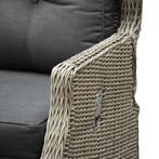 Ibiza hoek dining loungeset 4-delig verstelbaar grijs 120, Tuin en Terras, Tuinsets en Loungesets, Ophalen of Verzenden, Nieuw