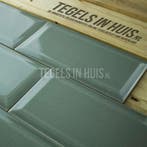 Wandtegel metrotegel 10x20 craquele rook grijs wandtegel, Doe-het-zelf en Verbouw, Tegels, Ophalen, Nieuw, 10 m² of meer, Wandtegels