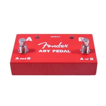 Fender 234506000 ABY switch pedaal, rood, Muziek en Instrumenten, Ophalen of Verzenden, Nieuw