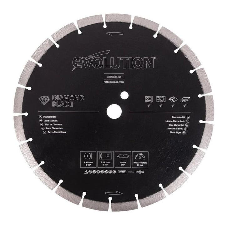 Evolution diamantblad gesegmenteerd 300mm | D300SEG-CS, Doe-het-zelf en Verbouw, Gereedschap | Zaagmachines, Overige typen, Nieuw