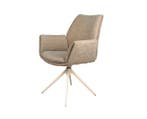Eetkamerstoel Lisboa poot Moon draaibaar biege - be amazing, Huis en Inrichting, Stoelen, Ophalen of Verzenden, Nieuw