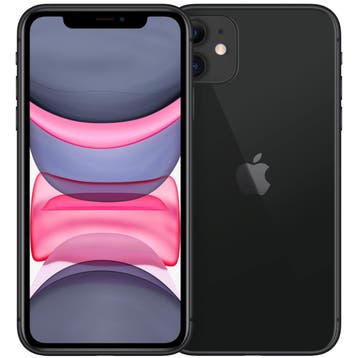 Apple iPhone 11 A-Grade, 128 GB, Zwart, Refurbished, Zonder simlock