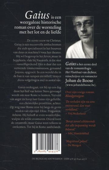 Gaius / Het vloekhout / 1 9789085424376 Johan de Boose, Verzenden, Gelezen, Johan de Boose
