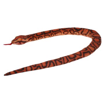 Regenboog boa knuffel - pluche slang - 150 cm - dieren, Verzenden, Nieuw