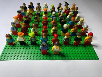 Lego Minifiguur - World City - 50 Lego Mini Figuren Minifig, Nieuw