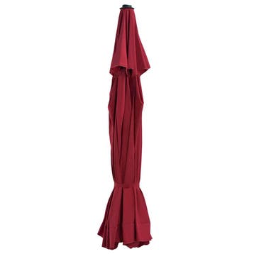 vidaXL Vervangingsdoek voor parasol 515 cm bordeauxrood, Verzenden, Nieuw