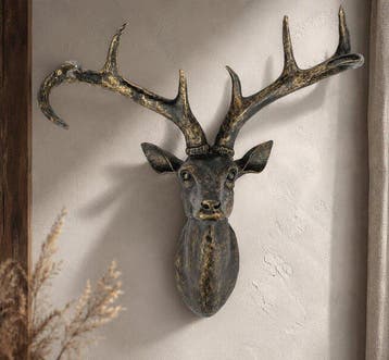 sculptuur, Large Stag Head Wall Decor – Sophisticated Animal