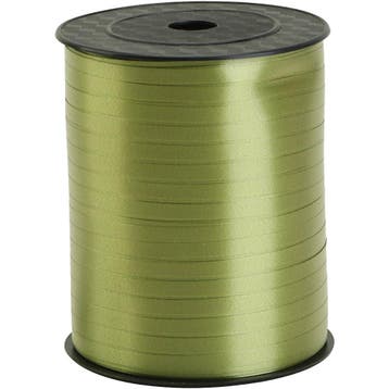 Cadeaulint, B: 5 mm, lime, 400 m/ 1 rol, Nieuw