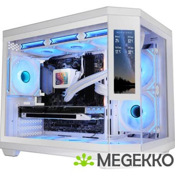 Mars Gaming MC-3TCORELCDM Mini tower Wit, Verzenden, Nieuw