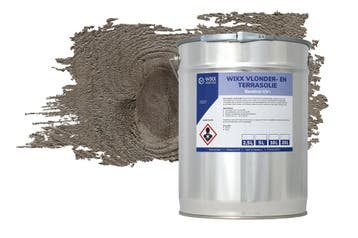 Wixx Vlonder en Terrasolie UV+ Grijs 5L, Verzenden, Nieuw, Verf, Grijs