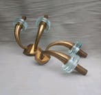 Wandkandelaar (2) - Verguld brons, Antiek en Kunst, Antiek | Lampen