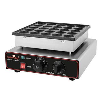 Poffertjes bakapparaat (cap.025st.) | 850W | Thermostaat, Verzenden, Nieuw in verpakking