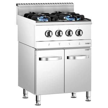 GGM Gastro | Gasfornuis - GIUSEPPE - 600 - 600x600x900mm - |, Verzenden