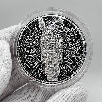 Niue. 5 Dollars 2025 – Year of the Horse – 2 oz Silver coin