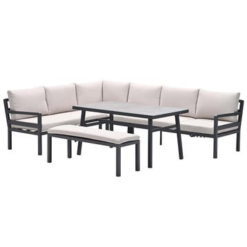 Garden Impressions Markus lounge dining set 4-delig links -, Tuin en Terras, Verzenden, Nieuw