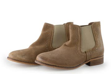 Remix Chelsea boots in maat 36 Beige, Beige, Overige typen, Zo goed als nieuw, Remix