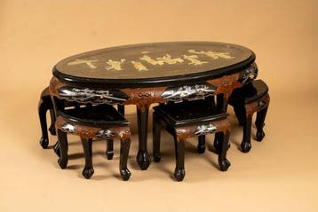 Beijing Gold Inlaid Lacquer - Middentafel - JINLONG