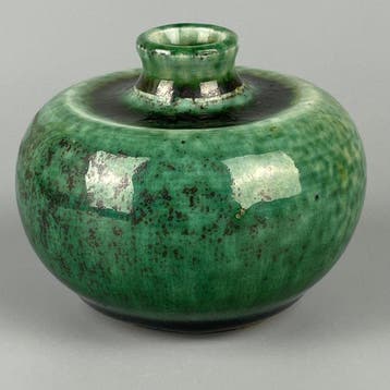 Pot - Porselein - Groene waterpot