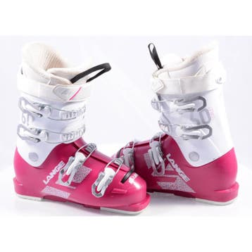 38 38,5 kinder skischoenen LANGE STARLET RSJ 60, WHITE/pink, Sport en Fitness, Verzenden, Gebruikt