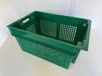 Allibert kunststof krat 60x40x30cm stapelbaar en nestelbaar, Gebruikt, 40 tot 60 cm, 50 tot 75 cm, Minder dan 35 cm