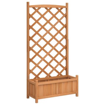 Plantenbak met latwerk - 150cm - Retourdeal 54% Korting, Tuin en Terras, Gebruikt, Ophalen of Verzenden, Binnen, 60 tot 100 cm