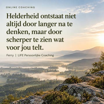 Life coach bij keuzes en richting in je leven, Persoonlijke ontwikkeling
